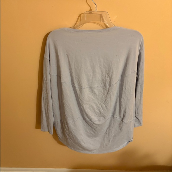 Lululemon LA Back in Action Long Sleeve Tee in Speckled Blue - Picture 6 of 6